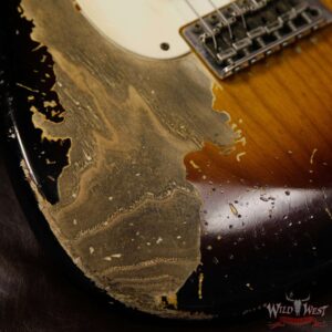 Fender Custom Shop John Cruz Masterbuilt 1957 Stratocaster Ash Heavy Relic 2 Tone Sunburst 6.85 LBS - Image 13
