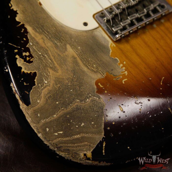 Fender Custom Shop John Cruz Masterbuilt 1957 Stratocaster Ash Heavy Relic 2 Tone Sunburst 6.85 LBS - Image 13