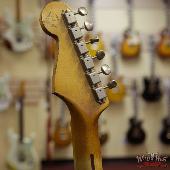 Fender Custom Shop John Cruz Masterbuilt 1957 Stratocaster Ash Heavy Relic 2 Tone Sunburst 6.85 LBS - Image 9