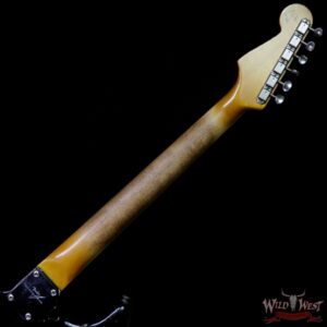 Fender Custom Shop John Cruz Masterbuilt 1961 Stratocaster Heavy Relic AAA Rosewood Slab Board Black / 3 Tone Sunburst - Image 10