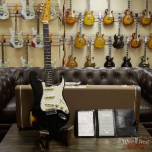 Fender Custom Shop John Cruz Masterbuilt 1962 Stratocaster Heavy Relic AAA Rosewood Slab Board Black / 3 Tone Sunburst - Image 11