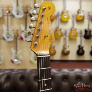Fender Custom Shop John Cruz Masterbuilt 1962 Stratocaster Heavy Relic AAA Rosewood Slab Board Black / 3 Tone Sunburst - Image 7