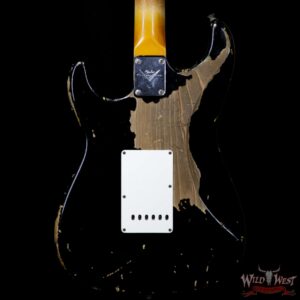 Fender Custom Shop John Cruz Masterbuilt 1963 Stratocaster Heavy Relic AAA Rosewood Fingerboard Black / 3 Tone Sunburst - Image 6