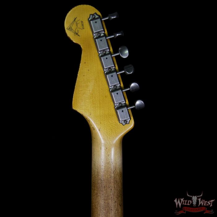Fender Custom Shop Masterbuilt John Cruz 61 Stratocaster Heavy Relic Olympic White / 3 Tone Sunburst - Image 10