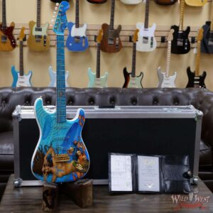 Fender Custom Shop Australia Mermaid Stratocaster Masterbuilt by John Cruz painted by Pamelina with Painting - Image 9