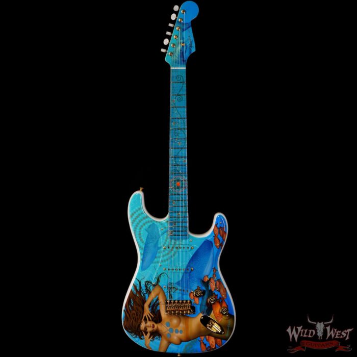 Fender Custom Shop Australia Mermaid Stratocaster Masterbuilt by John Cruz painted by Pamelina with Painting - Image 4