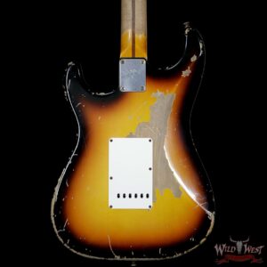 2010 Fender Custom Shop Masterbuilt John Cruz MVP Series 1960 Stratocaster Relic 3 Tone Sunburst - Image 7