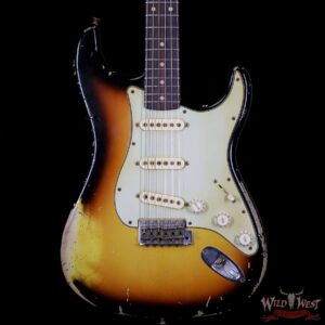 2010 Fender Custom Shop Masterbuilt John Cruz MVP Series 1960 Stratocaster Relic 3 Tone Sunburst - Image 3