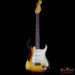 2010 Fender Custom Shop Masterbuilt John Cruz MVP Series 1960 Stratocaster Relic 3 Tone Sunburst - Image 5
