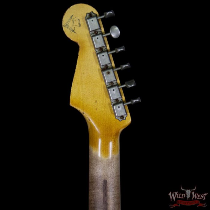 2010 Fender Custom Shop Masterbuilt John Cruz MVP Series 1960 Stratocaster Relic 3 Tone Sunburst - Image 10