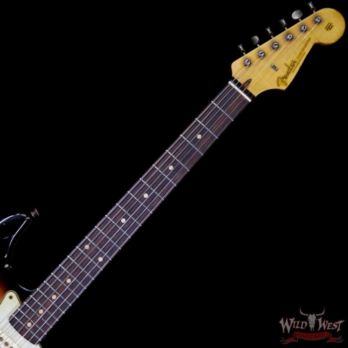 2010 Fender Custom Shop Masterbuilt John Cruz MVP Series 1960 Stratocaster Relic 3 Tone Sunburst - Image 9