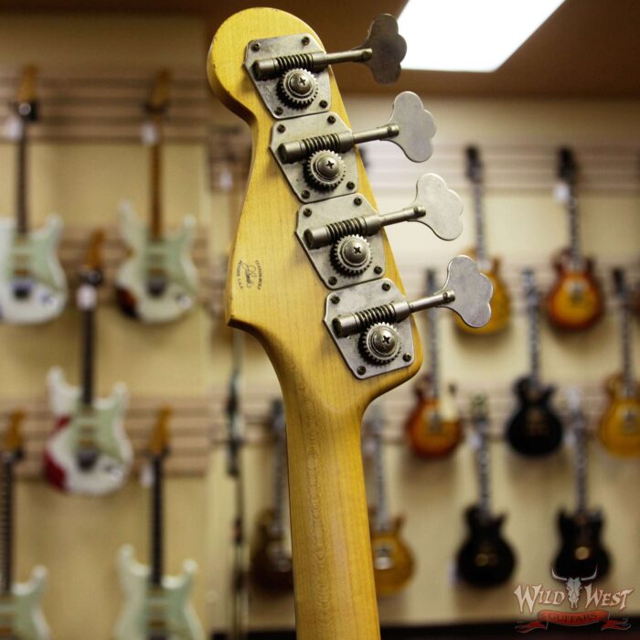 Fender Custom Shop Jason Smith Masterbuilt 60’s Precision P-Bass Relic AAA Rosewood Slab Board Indian Fire Red - Image 9