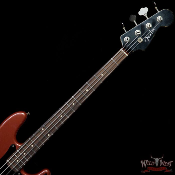Fender Custom Shop Jason Smith Masterbuilt 60’s Precision P-Bass Relic AAA Rosewood Slab Board Indian Fire Red - Image 8