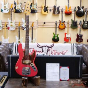 Fender Custom Shop Jason Smith Masterbuilt 1962 Jazz Bass J-Bass Relic Fiesta Red - Image 6