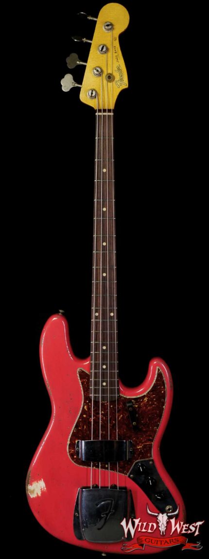 Fender Custom Shop Jason Smith Masterbuilt 1962 Jazz Bass J-Bass Relic Fiesta Red