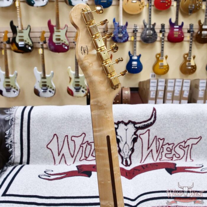 2025 Fender Custom Shop Wild West Guitars Exclusive Jason Smith Masterbuilt John 5 “Goldie” Telecaster HH NOS Frost Gold 8.00 lbs - Image 11