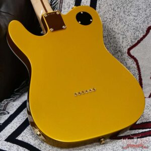 2025 Fender Custom Shop Wild West Guitars Exclusive Jason Smith Masterbuilt John 5 “Goldie” Telecaster HH NOS Frost Gold 8.00 lbs - Image 12