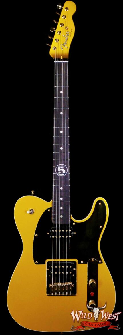 2025 Fender Custom Shop Wild West Guitars Exclusive Jason Smith Masterbuilt John 5 “Goldie” Telecaster HH NOS Frost Gold 8.00 lbs