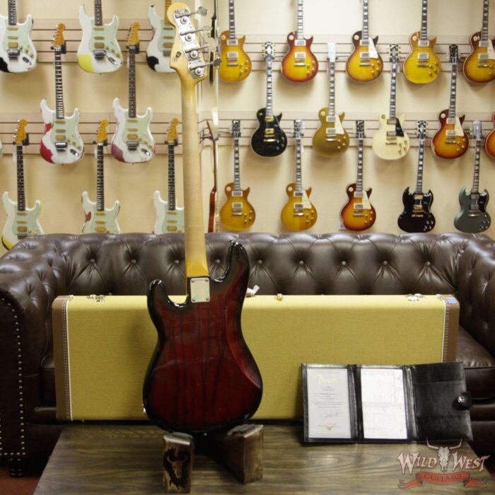 Fender Custom Shop Jason Smith Masterbuilt 1959 P/J Bass Journeyman Relic Black Cherry Burst Rosewood Slab Board - Image 12