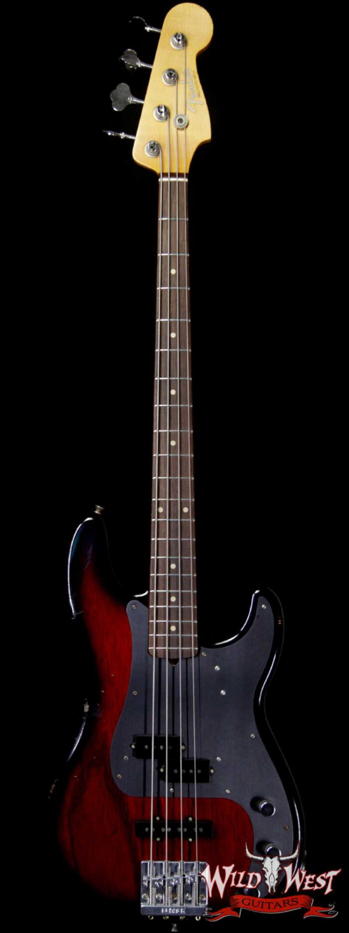 Fender Custom Shop Jason Smith Masterbuilt 1959 P/J Bass Journeyman Relic Black Cherry Burst Rosewood Slab Board - Image 1