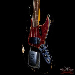 Fender Custom Shop Jason Smith Masterbuilt ‘62 J-Bass 1962 Jazz Bass Relic Black - Image 2