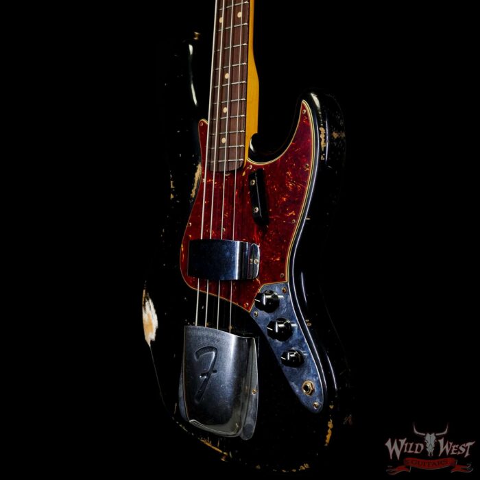 Fender Custom Shop Jason Smith Masterbuilt ‘62 J-Bass 1962 Jazz Bass Relic Black - Image 2