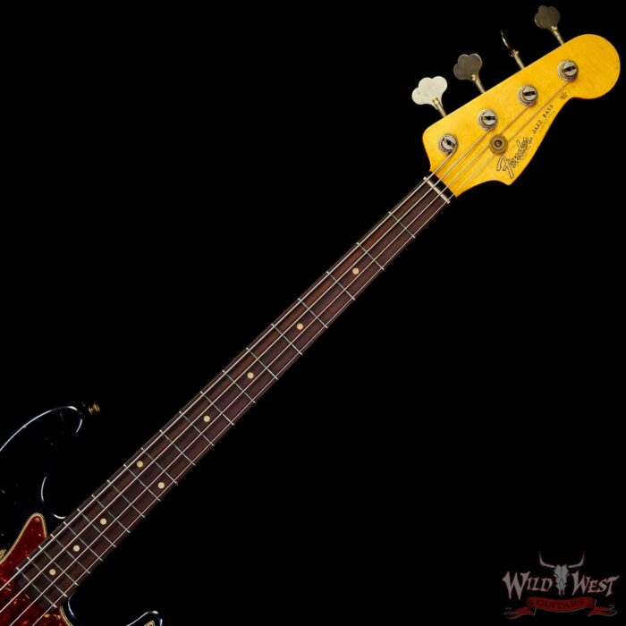 Fender Custom Shop Jason Smith Masterbuilt ‘62 J-Bass 1962 Jazz Bass Relic Black - Image 4