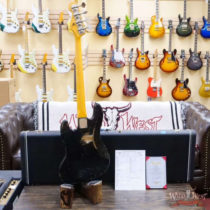 Fender Custom Shop Jason Smith Masterbuilt ‘62 J-Bass 1962 Jazz Bass Relic Black - Image 10