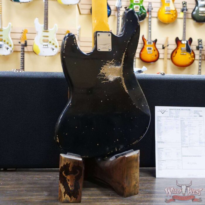 Fender Custom Shop Jason Smith Masterbuilt ‘62 J-Bass 1962 Jazz Bass Relic Black - Image 12