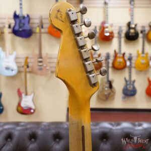 Fender Custom Shop Kyle McMillin Masterbuilt 1958 Stratocaster Relic Hand-Wound Pickups Aged Sherwood Metallic over 3 Tone Sunburst - Image 11