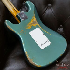 Fender Custom Shop Kyle McMillin Masterbuilt 1958 Stratocaster Relic Hand-Wound Pickups Aged Sherwood Metallic over 3 Tone Sunburst - Image 12