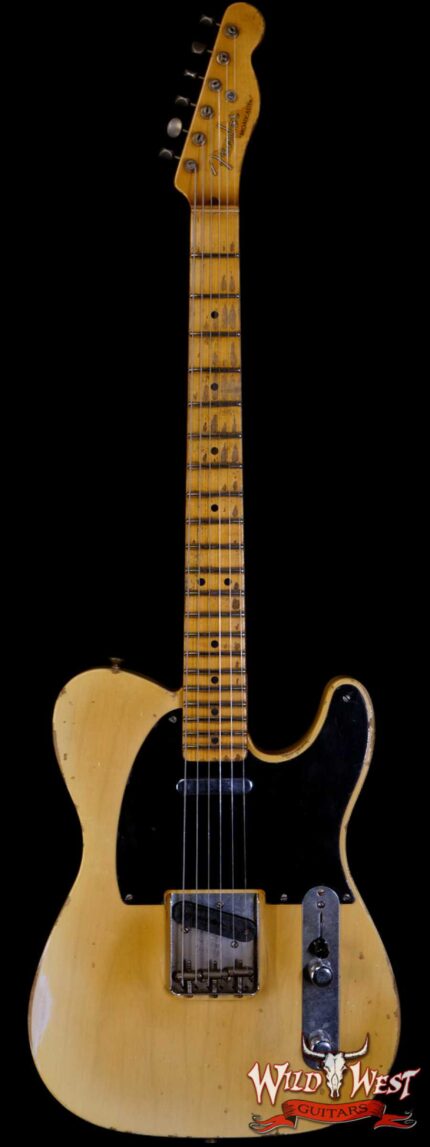 Fender Custom Shop Limited Edition Kyle McMillin Masterbuilt 70th Anniversary Broadcaster (Telecaster) Relic Nocaster Blonde