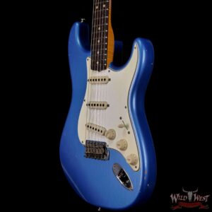 Fender Custom Shop Kyle McMillin Masterbuilt Late 50’s Stratocaster Rosewood Slab Board Hand-Wound Pickups Journeyman Relic Lake Placid Blue - Image 2