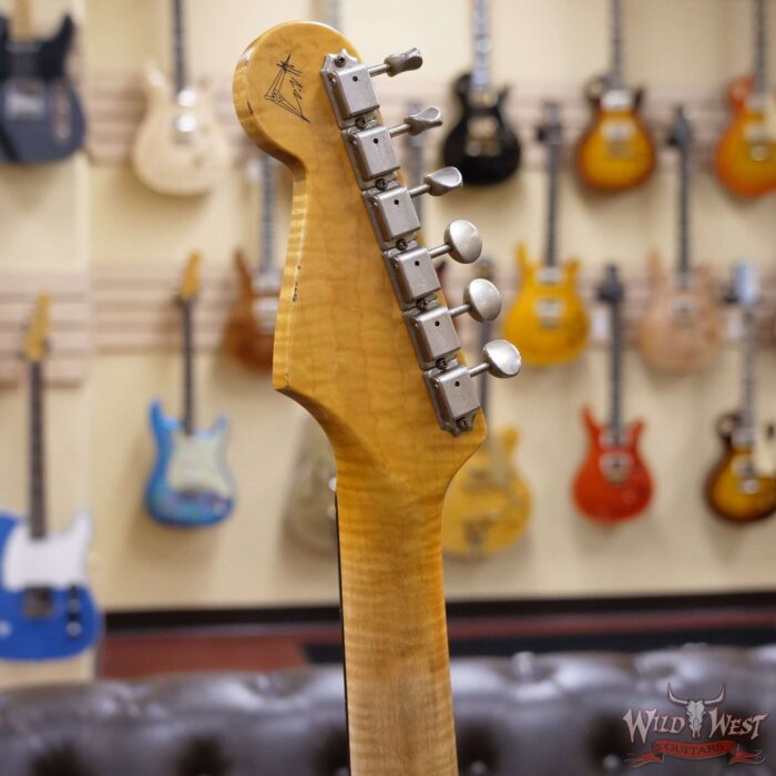 Fender Custom Shop Kyle McMillin Masterbuilt Late 50’s Stratocaster Rosewood Slab Board Hand-Wound Pickups Journeyman Relic Lake Placid Blue - Image 10