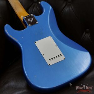 Fender Custom Shop Kyle McMillin Masterbuilt Late 50’s Stratocaster Rosewood Slab Board Hand-Wound Pickups Journeyman Relic Lake Placid Blue - Image 11