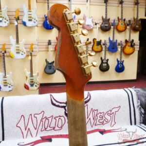Fender Custom Shop Levi Perry Masterbuilt 1962 Stratocaster Brazilian Rosewood Board Heavy Relic Sherwood Green with Gold Hardware - Image 11