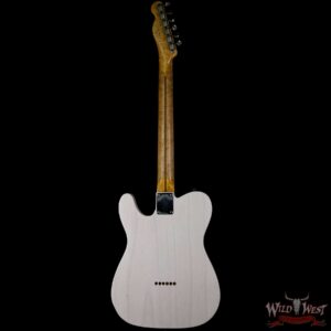 Fender Custom Shop Paul Waller Masterbuilt 1954 Telecaster Jouryman Relic with Relic Birdseye Maple Neck White Blonde - Image 6