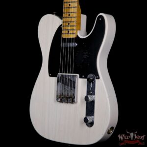 Fender Custom Shop Paul Waller Masterbuilt 1954 Telecaster Jouryman Relic with Relic Birdseye Maple Neck White Blonde - Image 2
