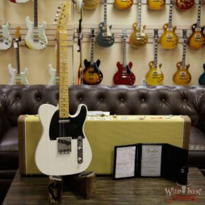 Fender Custom Shop Paul Waller Masterbuilt 1954 Telecaster Jouryman Relic with Relic Birdseye Maple Neck White Blonde - Image 12