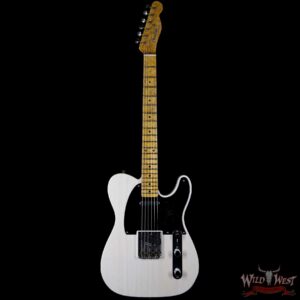 Fender Custom Shop Paul Waller Masterbuilt 1954 Telecaster Jouryman Relic with Relic Birdseye Maple Neck White Blonde - Image 5