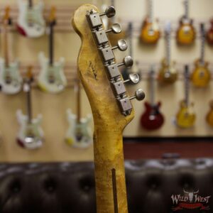 Fender Custom Shop Paul Waller Masterbuilt 1954 Telecaster Jouryman Relic with Relic Birdseye Maple Neck White Blonde - Image 10