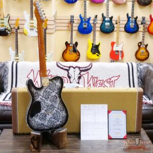 Fender Custom Shop Paul Waller Masterbuilt 1967 Telecaster Custom HH NOS Black Paisley 6.85 LBS - Image 10