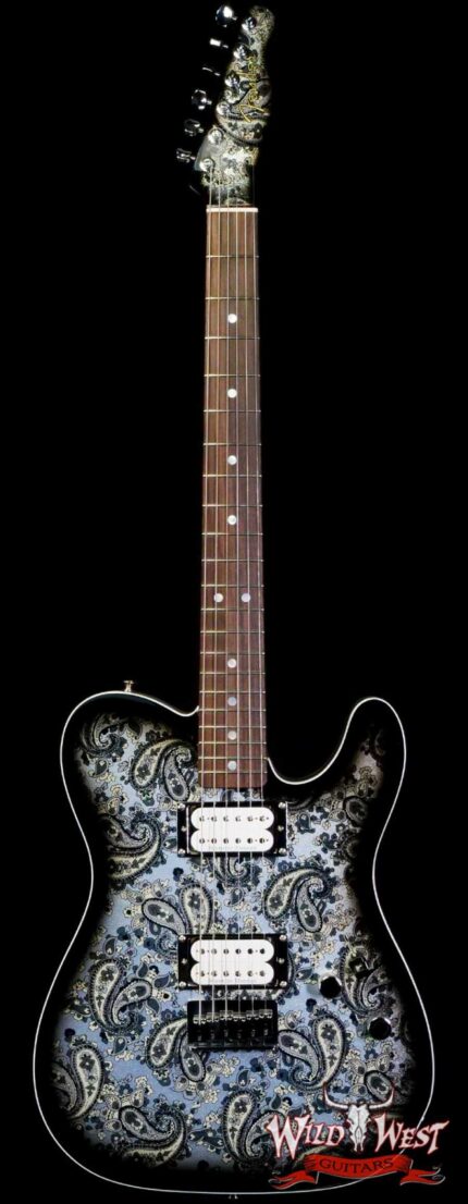 Fender Custom Shop Paul Waller Masterbuilt 1967 Telecaster Custom HH NOS Black Paisley 6.85 LBS