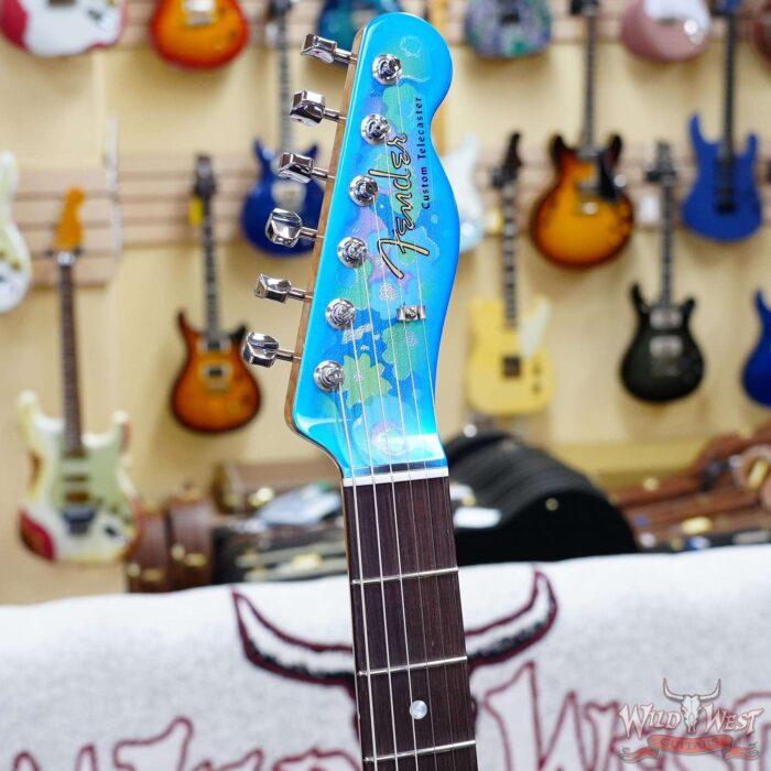 Fender Custom Shop Paul Waller Masterbuilt 1967 Telecaster Custom HH NOS Blue Floral Blue Flower 7.50 LBS - Image 7