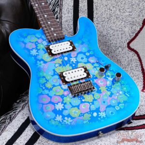 Fender Custom Shop Paul Waller Masterbuilt 1967 Telecaster Custom HH NOS Blue Floral Blue Flower 7.50 LBS - Image 8
