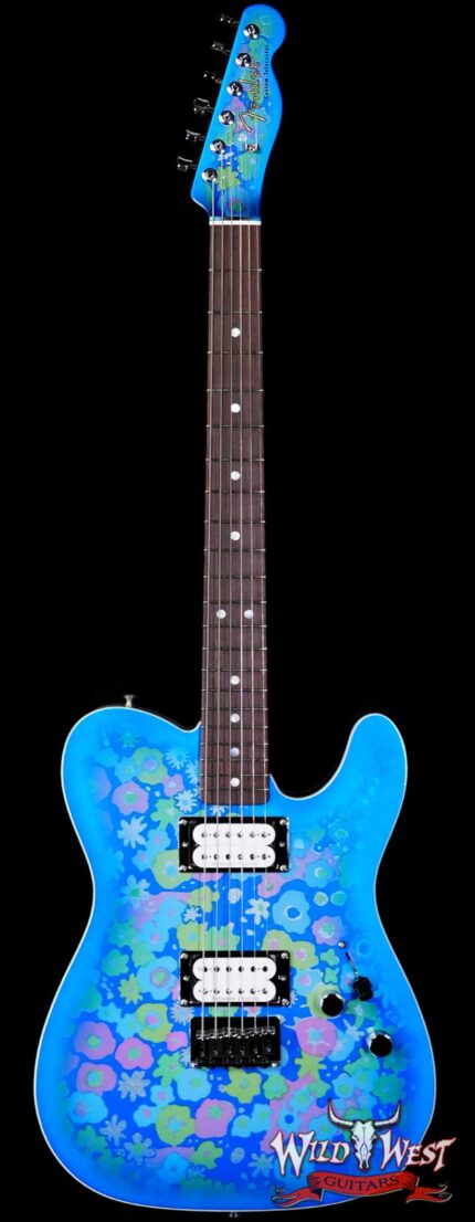 Fender Custom Shop Paul Waller Masterbuilt 1967 Telecaster Custom HH NOS Blue Floral Blue Flower 7.50 LBS