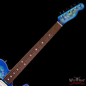 Fender Custom Shop Paul Waller Masterbuilt 1967 Telecaster Custom HH NOS Blue Floral Blue Flower 7.25 LBS - Image 4