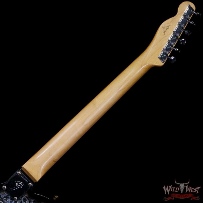 Fender Custom Shop Ron Thorn Masterbuilt 1968 Telecaster HS Maple Fingerboard Relic Black Paisley - Image 5