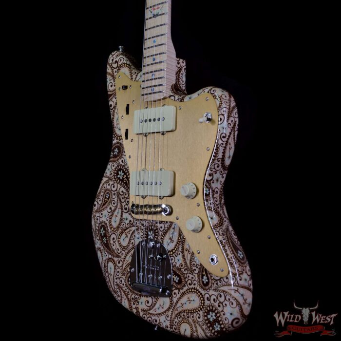 Fender Custom Shop Ron Thorn Masterbuilt Melvina Lace Jazzmaster Hand Painted by Sarah Gallenberger Josefina Hand-wound Pickups (One of A Kind) - Image 2
