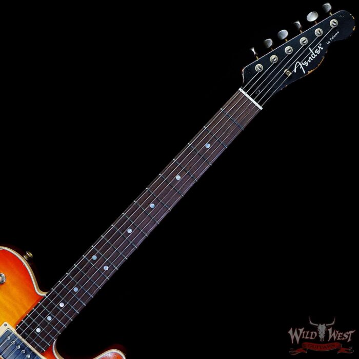 Fender Custom Shop Ron Thorn Masterbuilt La Paloma Kalamazoo Telecaster Faded Cherry Sunburst - Image 4